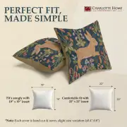 Medieval Rabbit Running French Couch Cushion | Life Style 1