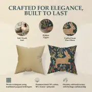 Medieval Rabbit Running French Couch Cushion | Life Style 1