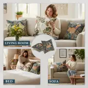 Medieval Rabbit Running French Couch Cushion | Life Style 1