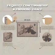 Tournament of Knights Roi Rene Belgian Wall Tapestry | Feature