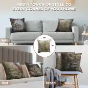 Bridge Monet's Garden Belgian Couch Pillow | Application