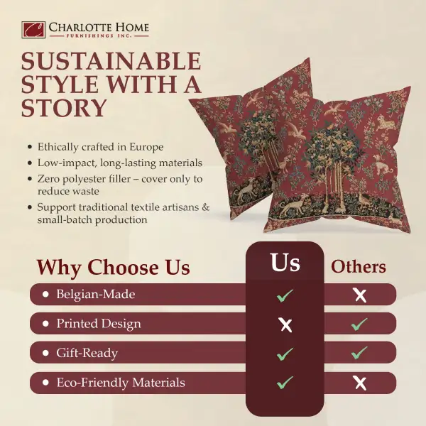 Unicorns I Belgian Sofa Pillow Cover | Life Style 2