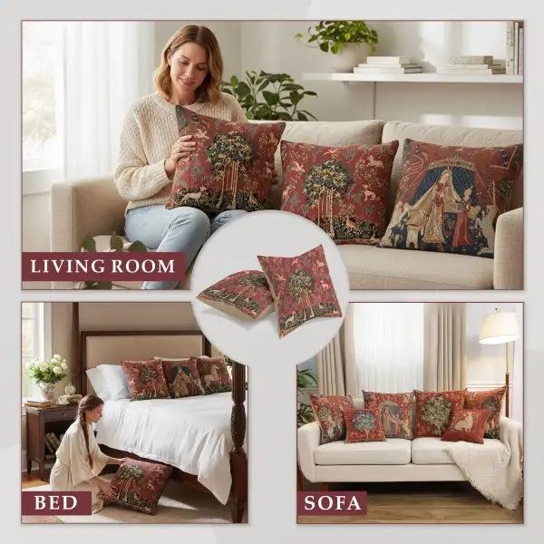 Unicorns I Belgian Sofa Pillow Cover | Life Style 2