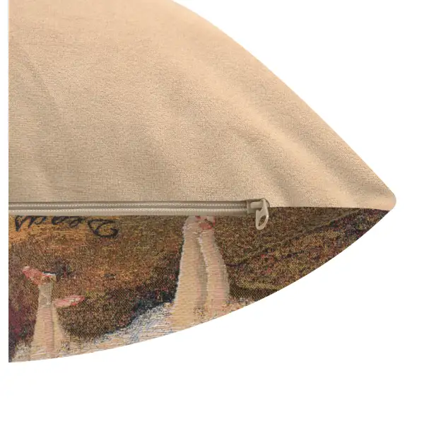 Degas Deux Dansiuses Small Belgian Cushion Cover | Close Up 2