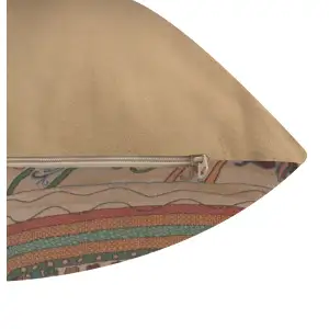 Bayeux The Boat Large Tapestry Cushion Cover - 19 in. x 19 in. Cotton by Charlotte Home Furnishings Inc