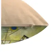 Composition VIII by Kandisnky Belgian Sofa Pillow Cover | Close Up 4