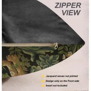 Lion By William Morris Belgian Cushion Cover - 18 in. x 18 in. Cotton/Viscose/Polyester by William Morris