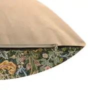 Owl and Pigeon Belgian Sofa Pillow Cover | Close Up 5