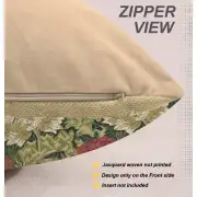 Chrysanthemum Multi Belgian Couch Pillow | Close Up 2