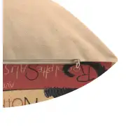 Tournee Du Chat Noir Small Belgian Sofa Pillow Cover | Close Up 2