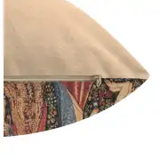 Medieval Smell Belgian Cushion Cover - 18 in. x 18 in. Cotton/Viscose/Polyester by Charlotte Home Furnishings Inc | Close Up 4