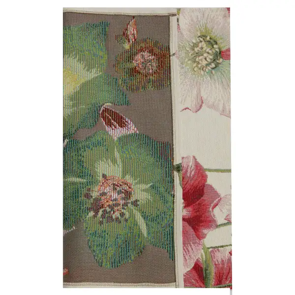 Hellebores White Runner Decorative Table Mat | Close Up 4