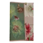 Hellebores Pink Runner Decorative Table Mat | Close Up 4