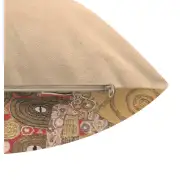 C Charlotte Home Furnishings Inc The Accomplissement Gold European Cushion Cover - 18 in. x 18 in. CottonLurex by Gustav Klimt | Close Up 4