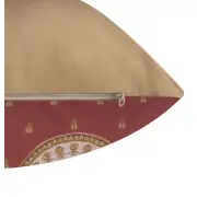 Red Napoleon French Couch Cushion | Close Up 5