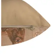 Deer Doe and Stag French Couch Cushion | Close Up 2