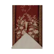 Aubusson Red Decorative Table Mat | Close Up 4