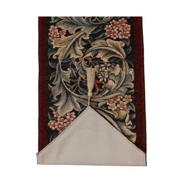 William Morris Red Large Decorative Table Mat | Close Up 4