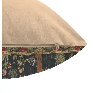 Charlotte Home Furnishings Throw Pillow Covers Decorative Boho Pillow Covers for Couch Living Room Blue Tree Square Pillow Cases 18x18 European Cotton Jacquard Woven for Cozy Bedroom Decor