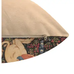 Unicorn Sitting Belgian Cushion Cover - 18 in. x 18 in. Cotton by Charlotte Home Furnishings Inc