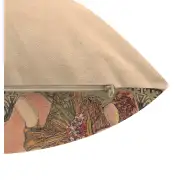 Mucha Spring I Belgian Sofa Pillow Cover | Close Up 4