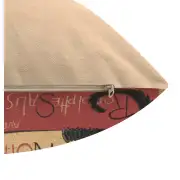 Tournee Du Chat Noir Belgian Sofa Pillow Cover | Close Up 4