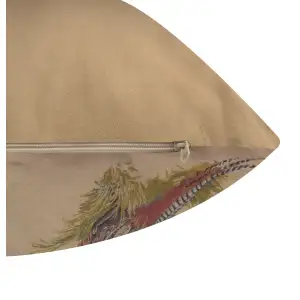Pheasant Tapestry Cushion Cover - 19 in. x 19 in. Cotton by Charlotte Home Furnishings Inc