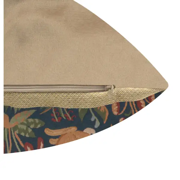 Medieval Rabbit Standing French Couch Cushion | Close Up 2