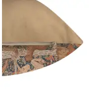 La Licorne a la Fontaine French Couch Cushion | Close Up 2