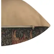 The Knight Tapestry Cushion Cover - 19 in. x 19 in. Wool/cotton/others by Charlotte Home Furnishings Inc | Close Up 2