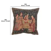 The Wine Press III Belgian Cushion Cover | 14x14 in