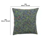 Iris By Van Gogh Large Belgian Cushion Cover - 18 in. x 18 in. Cotton/Viscose/Polyester by Vincent Van Gogh | 18x18 in
