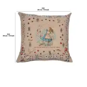 The Pack of Cards Alice In Wonderland Cushion | 19x19 in