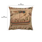 Bayeux William Small Belgian Cushion Cover | 14x14 in