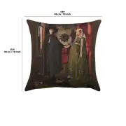 Arnolfini Belgian Sofa Pillow Cover | 18x18 in