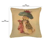 Bunny Beatrix Potter Belgian Cushion Cover | 14x14 in