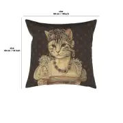 Chat Josephine Belgian Sofa Pillow Cover | 18x18 in