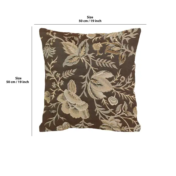 Peony Grey B Cushion | 19x19 in