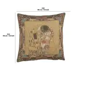 The Kiss I Belgian Cushion Cover | 18x18 in