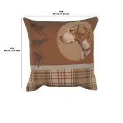 Scottish Dogs French Couch Cushion | 19x19 in