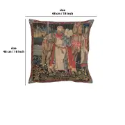 Legendary King Arthur Belgian Sofa Pillow Cover | 18x18 in