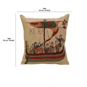 Bayeux Mare Belgian Couch Pillow | 16x16 in