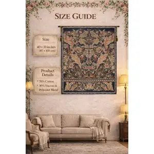 Acanthus II Belgian Tapestry - 53 in. x 70 in. Cotton/Viscose/Polyester by William Morris