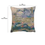 Monet's Water Lilies Belgian Sofa Pillow Cover | 18x18 in