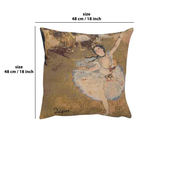 Danseuse Etoile II Belgian Cushion Cover | 18x18 in