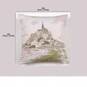 Mont Saint Michel 1 Cushion | 19x19 in
