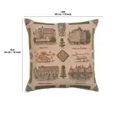 Loire's castle Cushion | 19x19 in