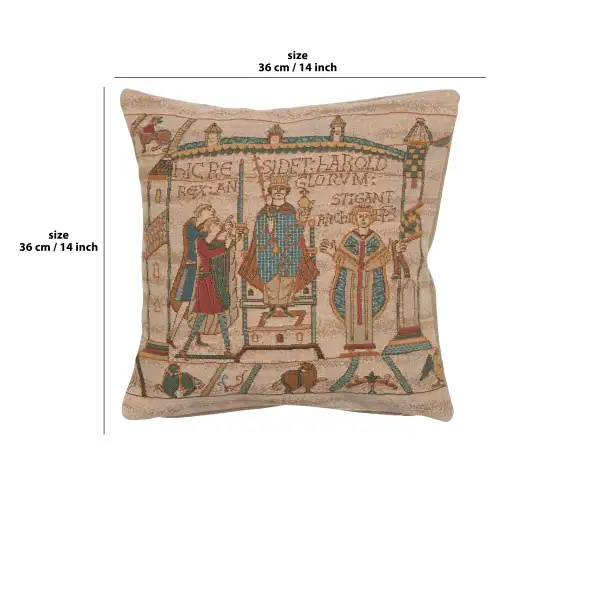 Bayeux Cathedral Cushion | 14x14 in