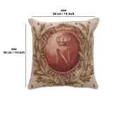Empire Napoleon I French Couch Cushion | 14x14 in