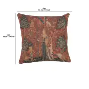 The Touch I Small Cushion - 14 in. x 14 in. Cotton by Charlotte Home Furnishings | 14x14 in
